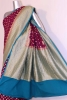 Exclusive Butta Contrast Banarasi Georgette Silk Saree 